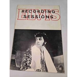 Recording Sessions Elvis White Soft Cover Coffee Table Magazine